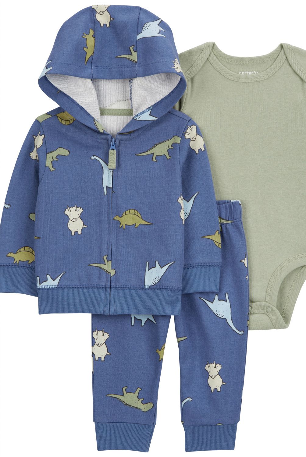 CARTER'S - Conjunto 3 Piezas Poleron, Pantalón Buzo Y Body Bebé Niño Bebé Niño Carter's