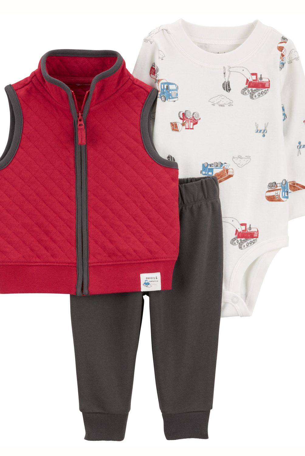 CARTER'S - Conjunto 3 Piezas Poleron, Pantalón Buzo Y Body Bebé Niño Bebé Niño Carter's