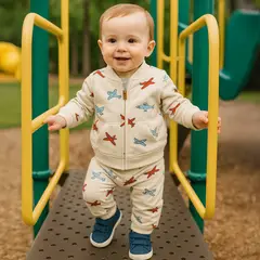 CARTER'S - Conjunto 3 Piezas Polerón, Pantalón Buzo y Body Bebé Niño