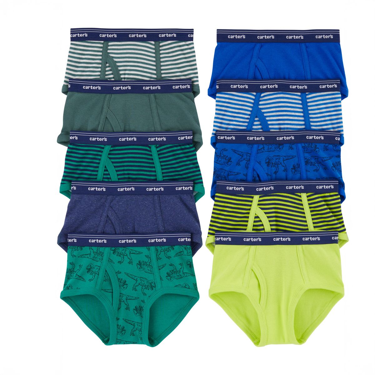 CARTER'S - Pack 10 Calzoncillos Algodón Niño Carter's