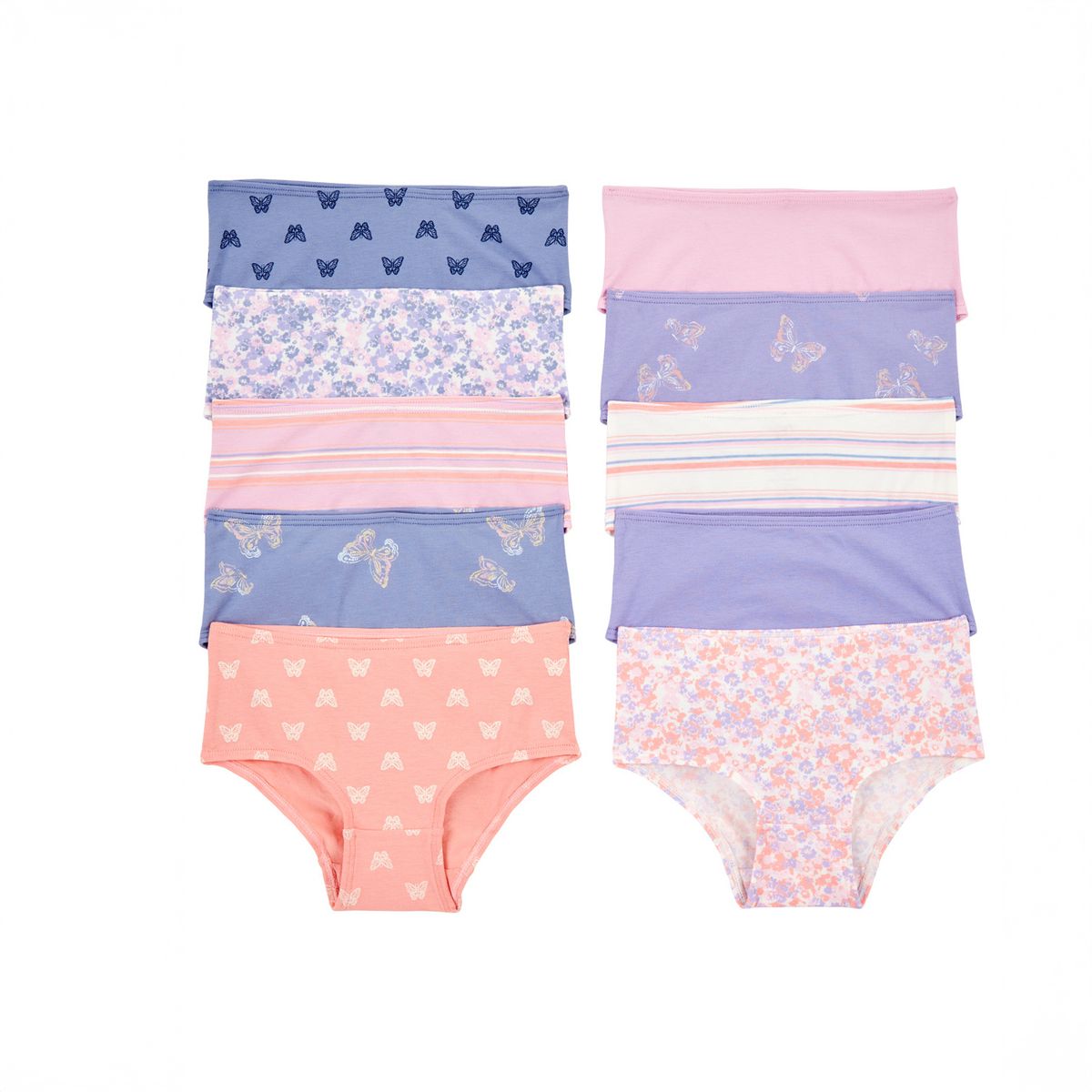 CARTER'S - Pack 10 Calzones Algodón Niña Carter's