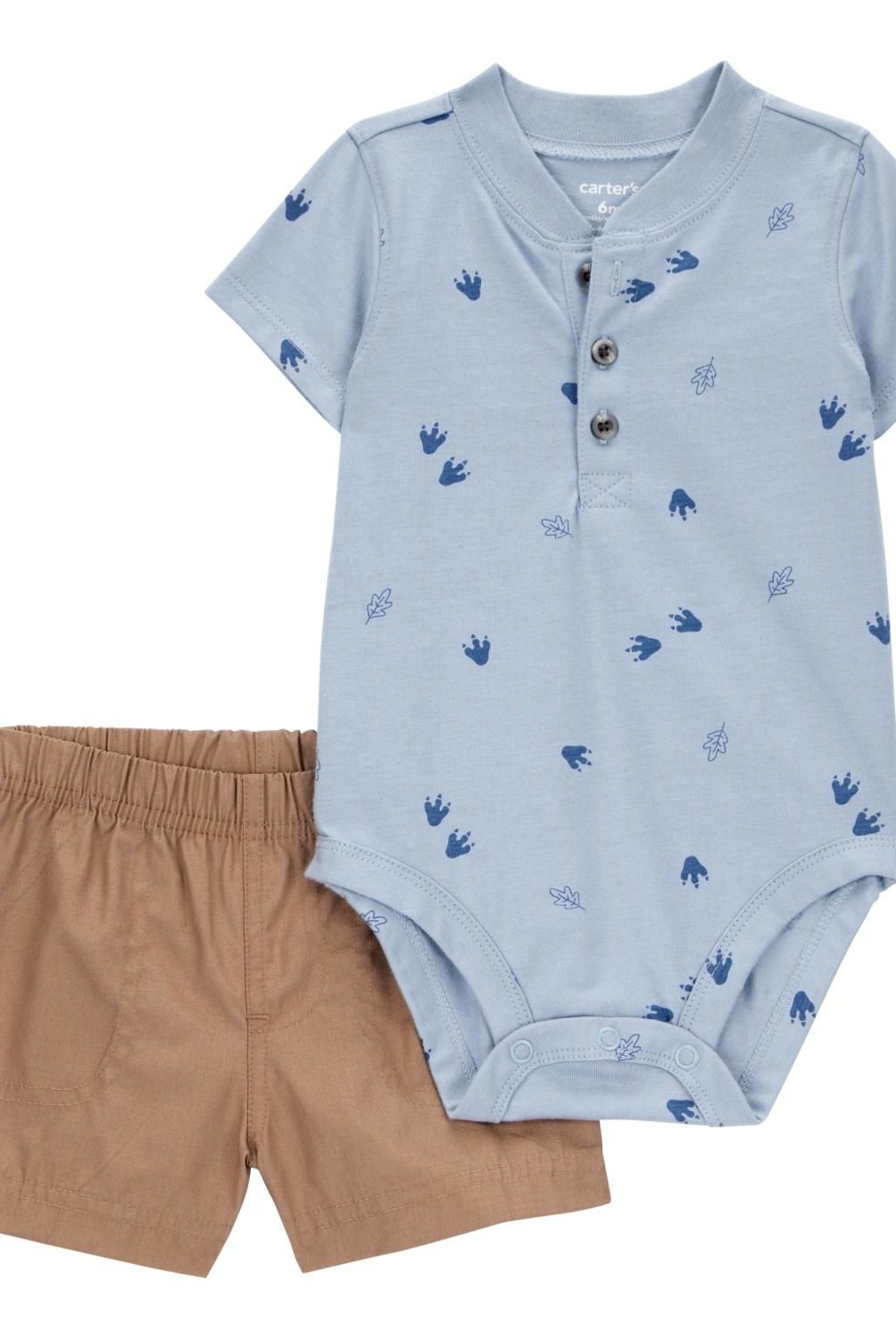 CARTER'S - Conjunto 2 Piezas Short Y Body Bebé Niño Bebé Niño Carter's