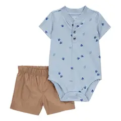 CARTER'S - Conjunto 2 Piezas Short Y Body Bebé Niño Bebé Niño