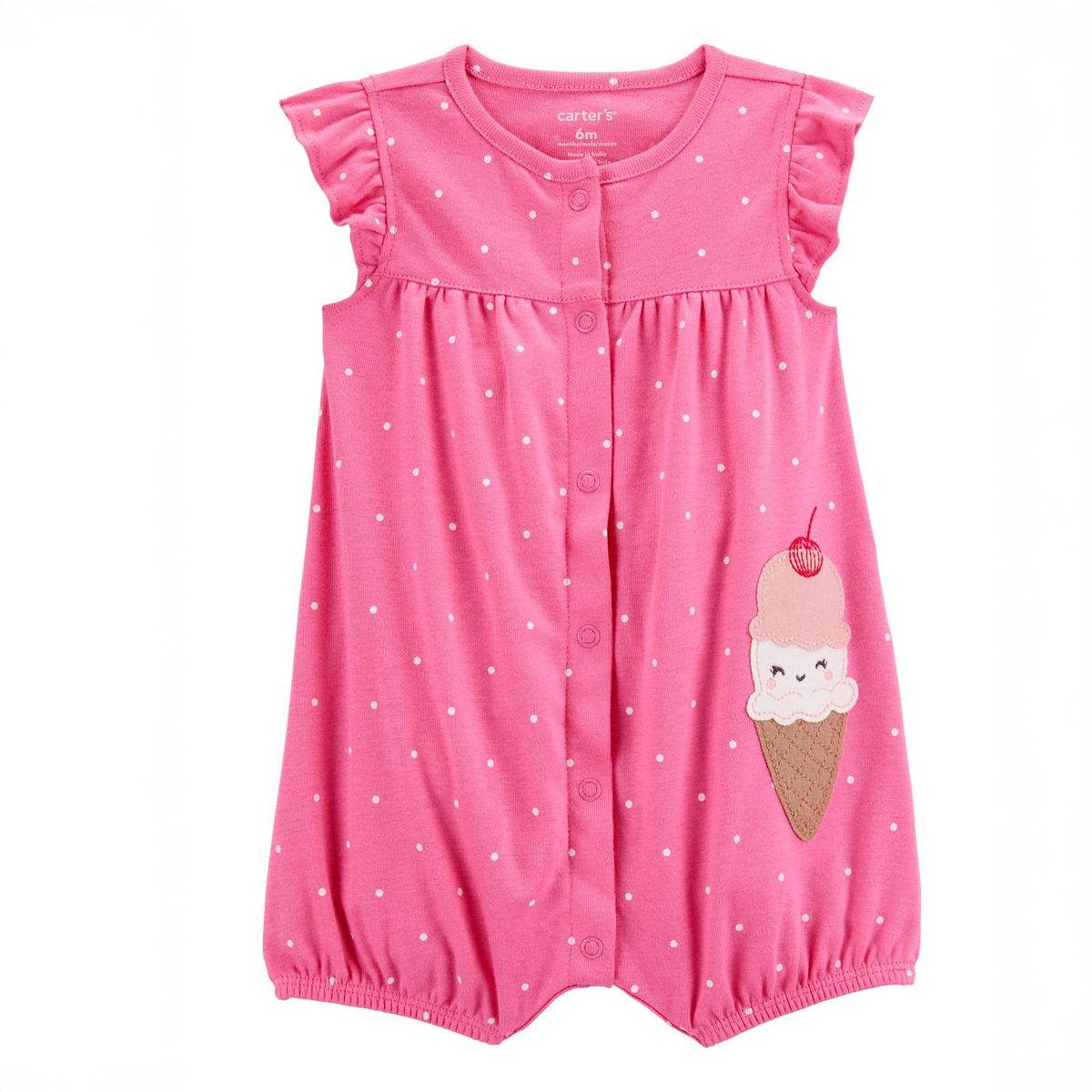 CARTER'S - Enterito Aplicación Algodón Bebé Niña Carter's