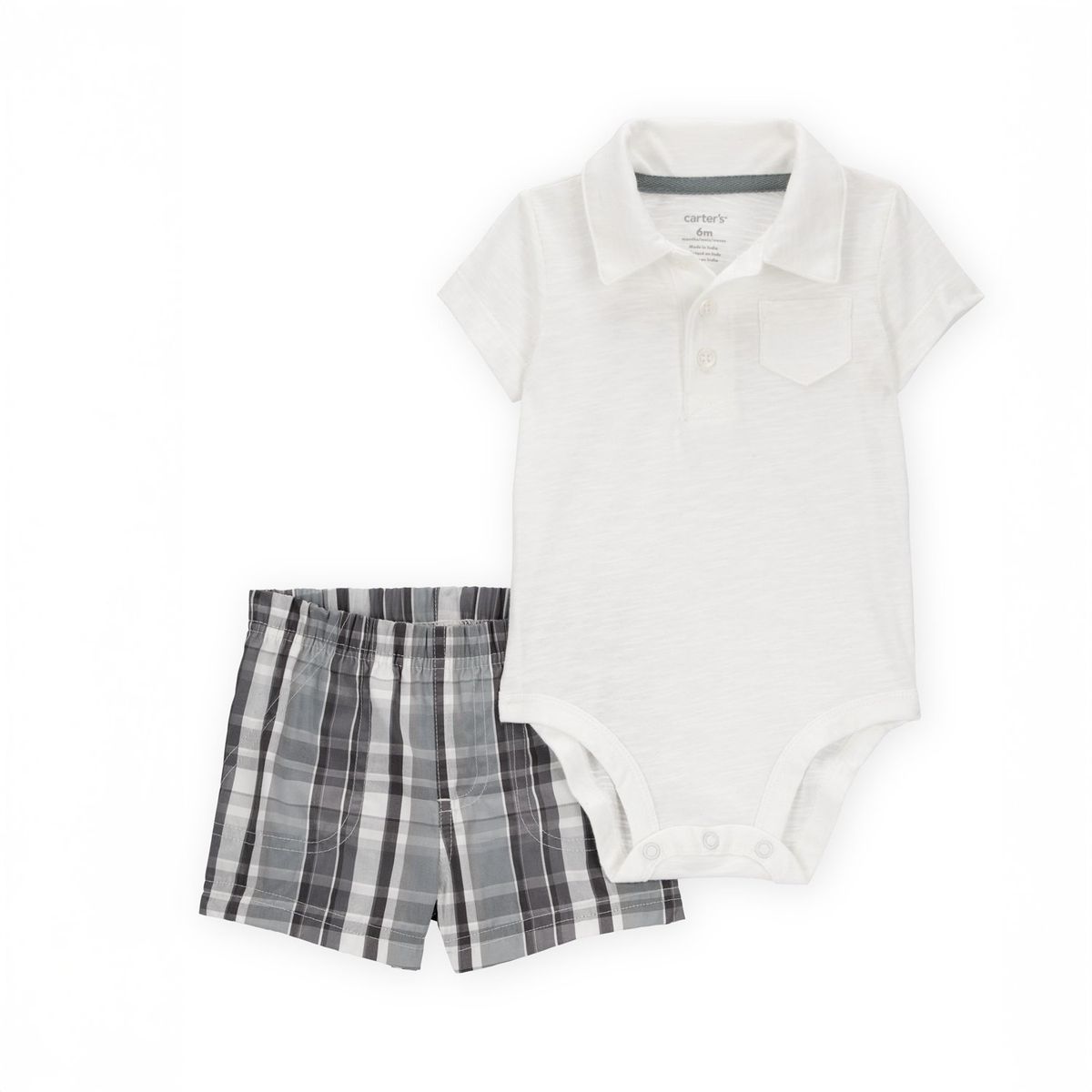 CARTER'S - Conjunto 2 Piezas Short y Body Bebé Niño Carter's