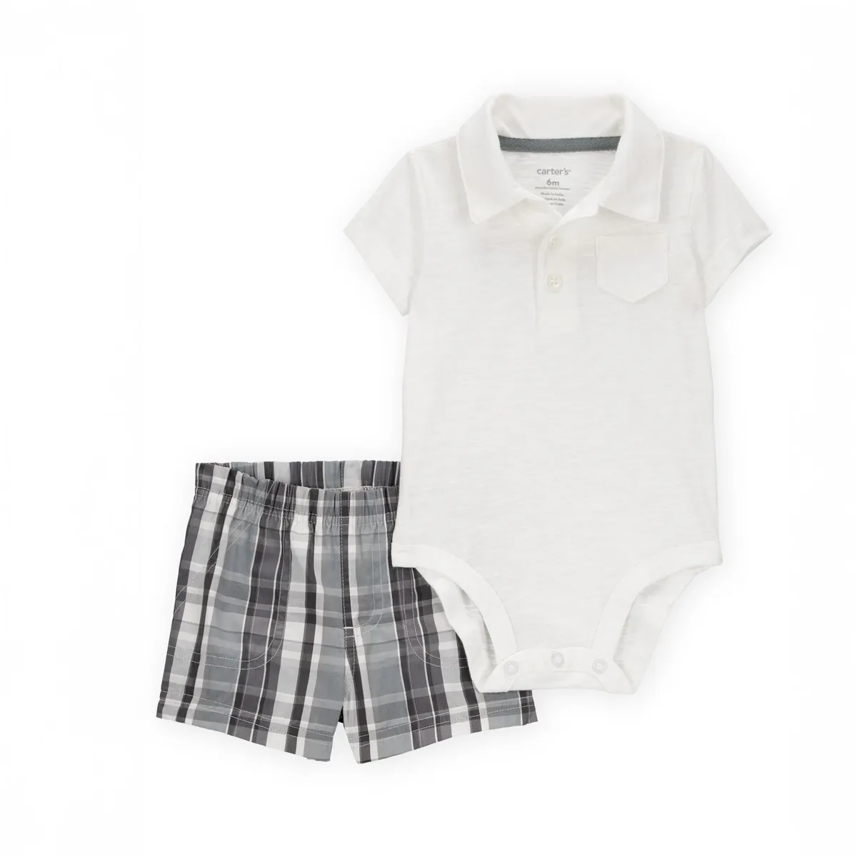 CARTER'S - Conjunto 2 Piezas Short y Body Bebé Niño Carter's