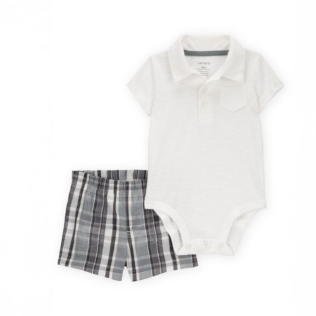 CARTER'S - Conjunto 2 Piezas Short y Body Bebé Niño Carter's