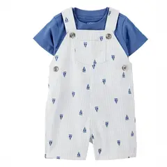CARTER'S - Conjunto 2 Piezas Polera y Jardinera Bebé Niño Carter´s