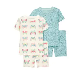 CARTER'S - Pijama 4 Piezas Algodón Niña