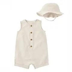 CARTER'S - Conjunto 2 Piezas Enterito y Gorro Bebé Niño Carter´s