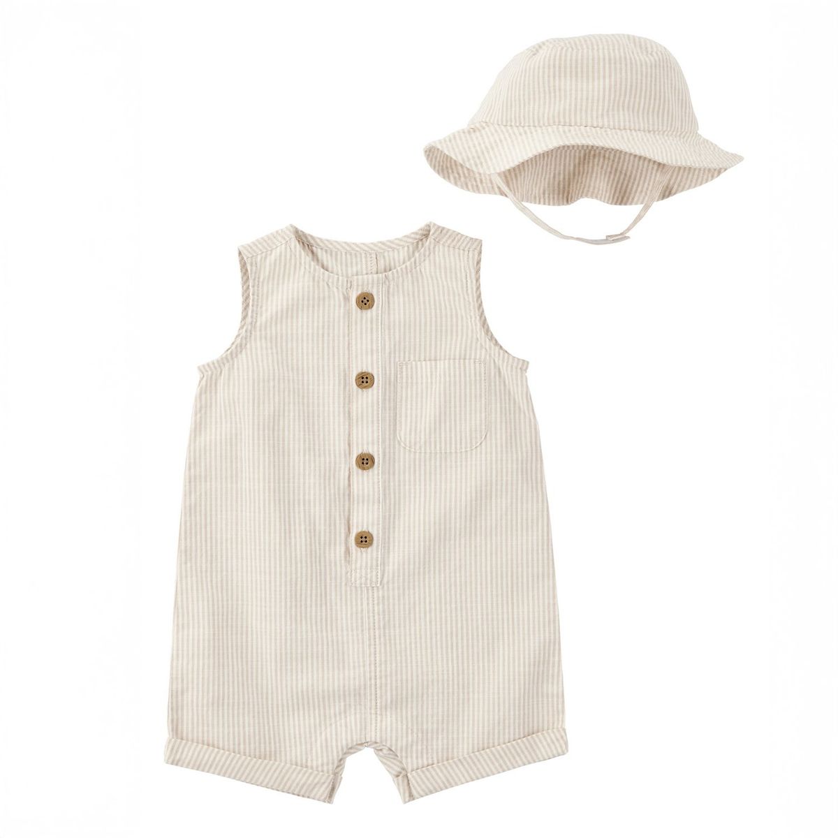 CARTER'S - Conjunto 2 Piezas Enterito y Gorro Bebé Niño Carter's