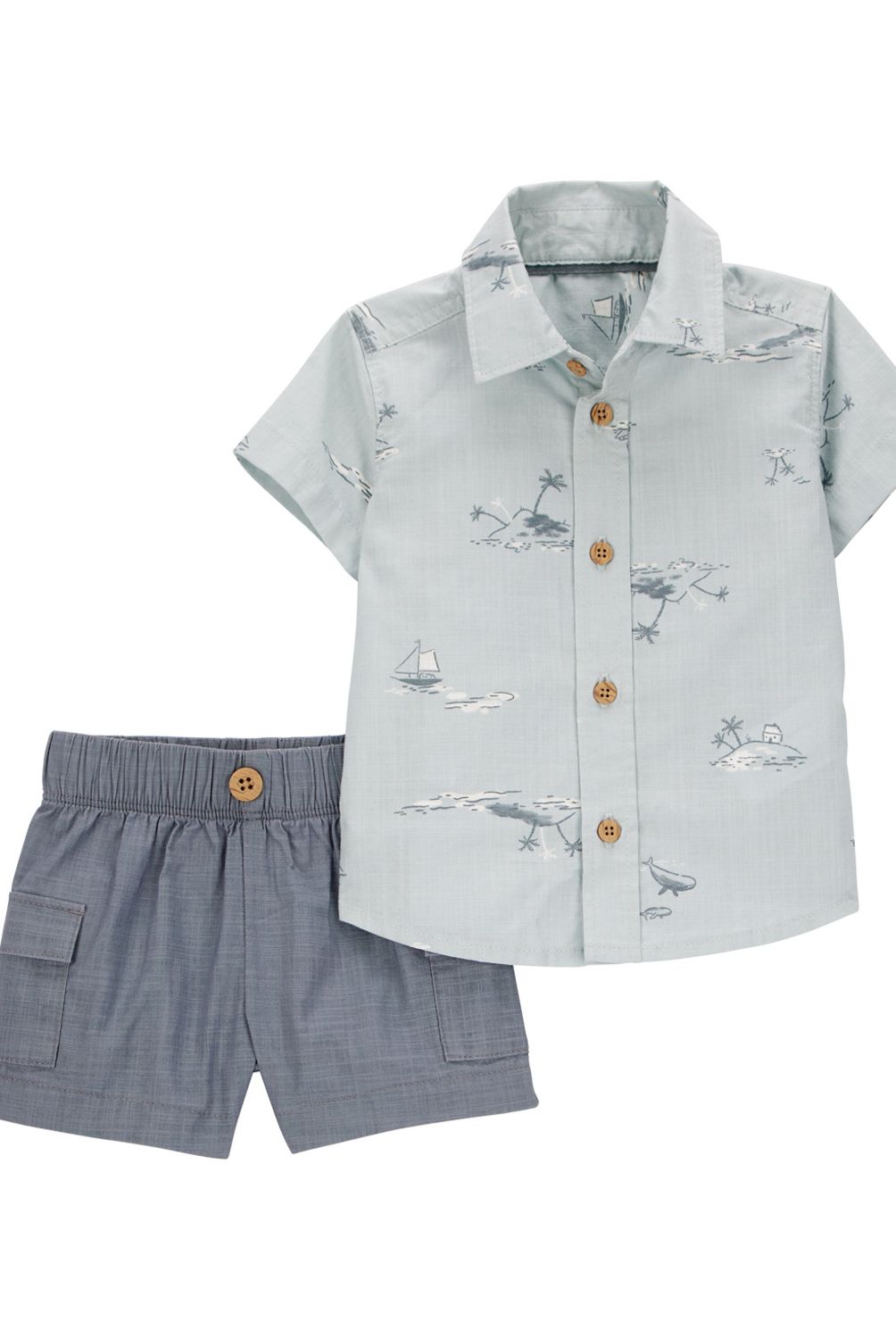 CARTER'S - Conjunto 2 Piezas Short Y Camisa Bebé Niño Bebé Niño Carter's