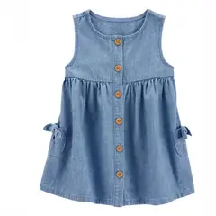 CARTER'S - Vestido con Cubre Pañal Algodón Bebé Niña