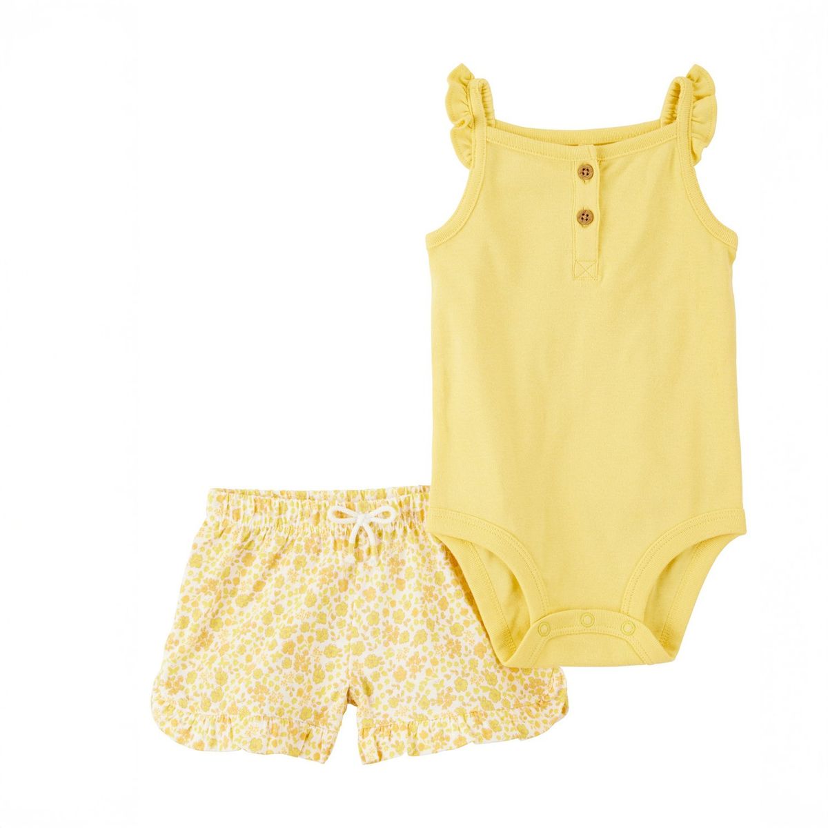 CARTER'S - Conjunto 2 Piezas Short Y Body Bebé Niña Carter's