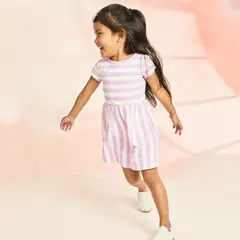 CARTER'S - Vestido Rayas Algodón Niña