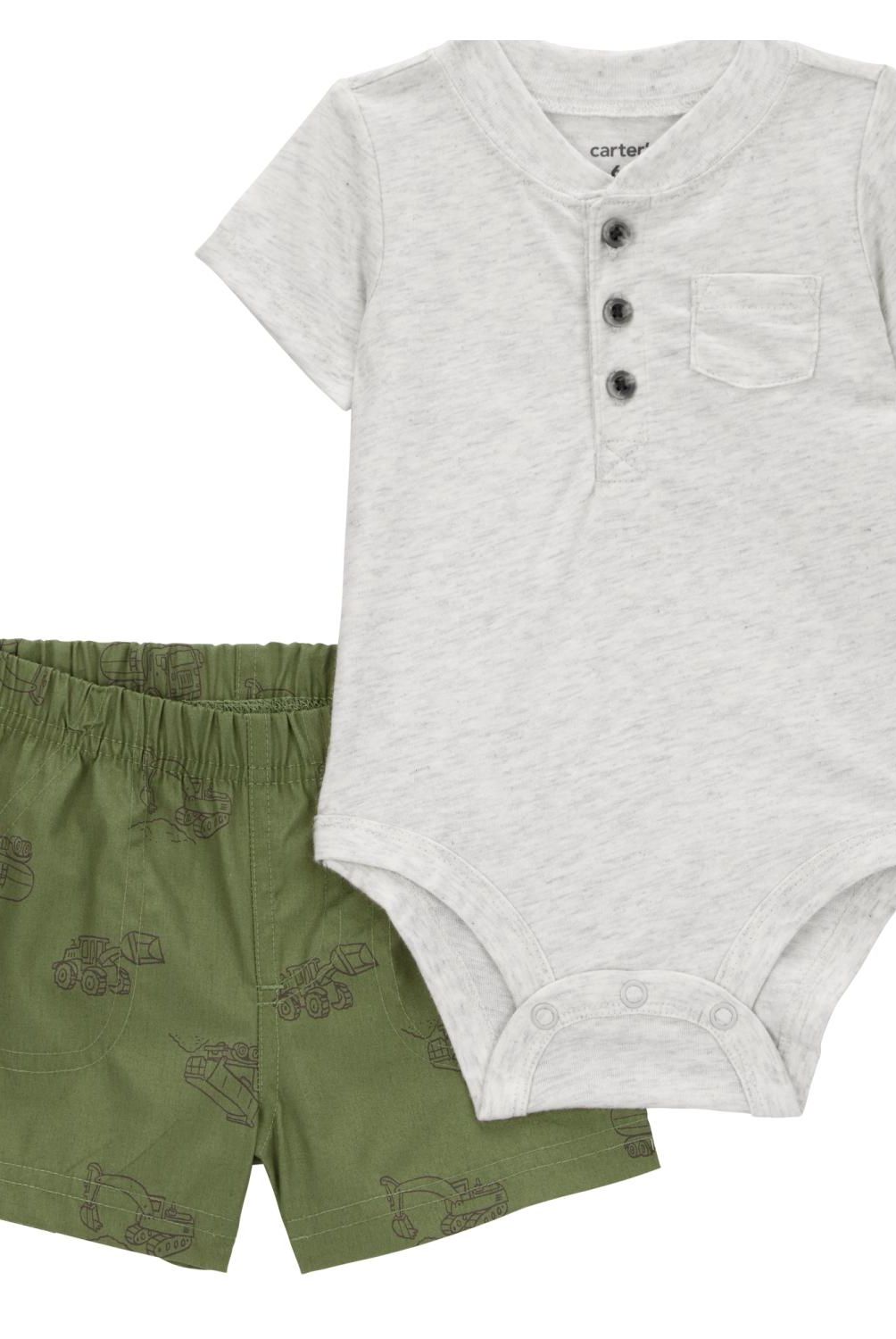 CARTER'S - Conjunto 2 Piezas Short Y Body Bebé Niño Bebé Niño Carter's