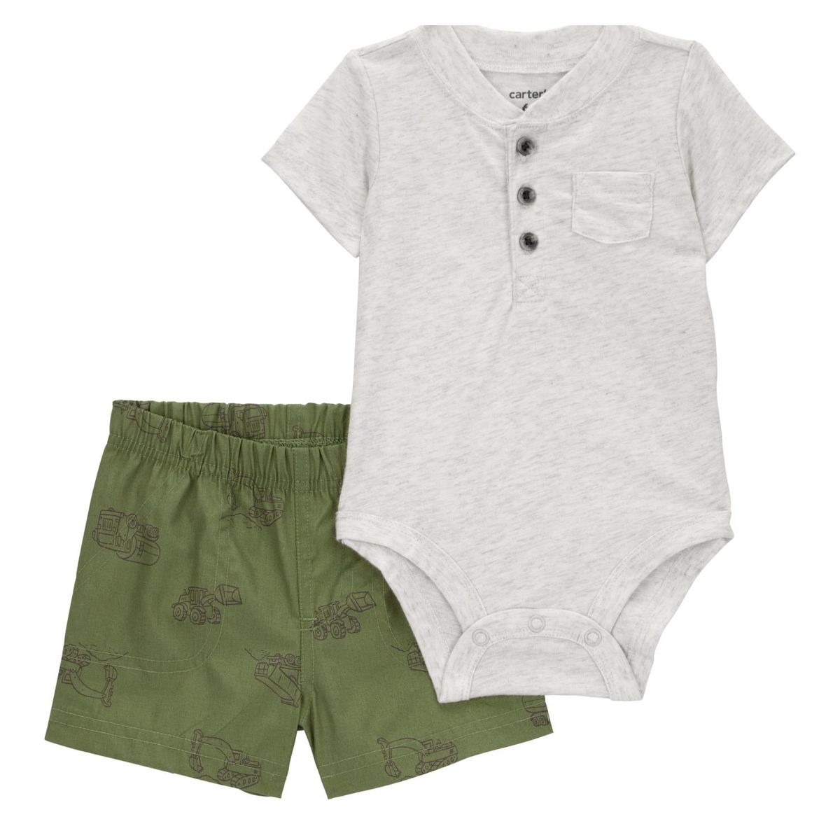 CARTER'S - Conjunto 2 Piezas Short y Body Bebé Niño Carter's