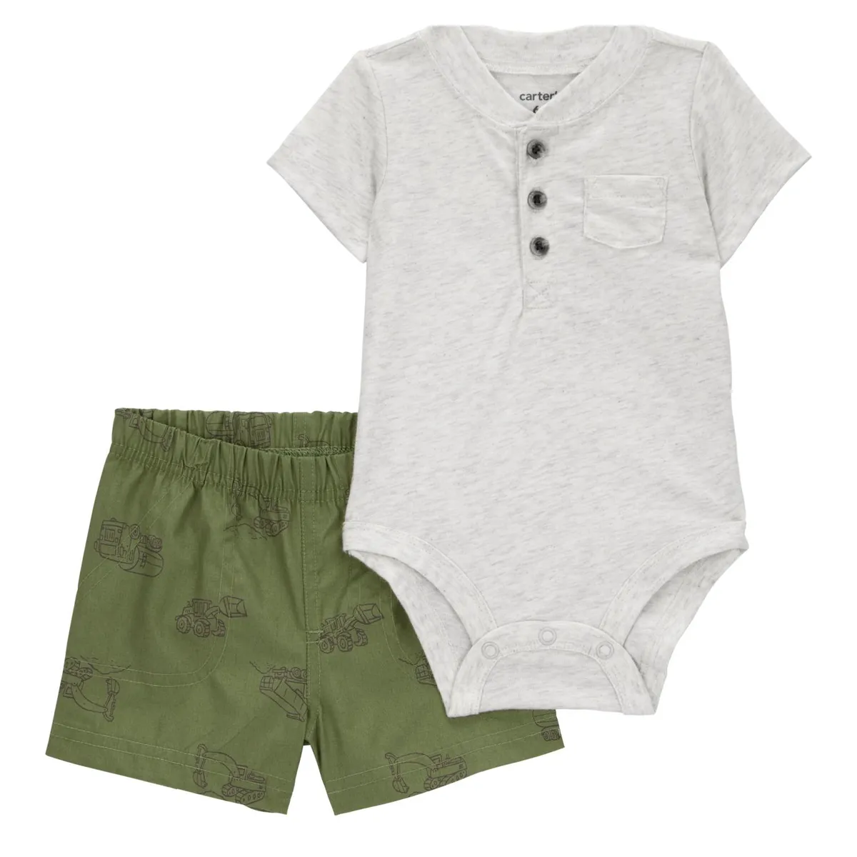CARTER'S - Conjunto 2 Piezas Short y Body Bebé Niño Carter's