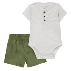 CARTER'S - Conjunto 2 Piezas Short Y Body Bebé Niño Bebé Niño