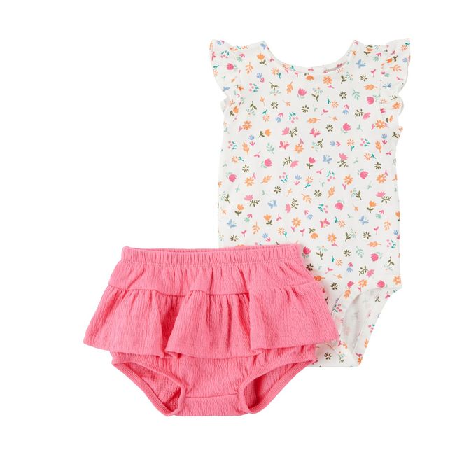 CARTER'S - Conjunto 2 Piezas Short y Body Bebé Niña Carter's