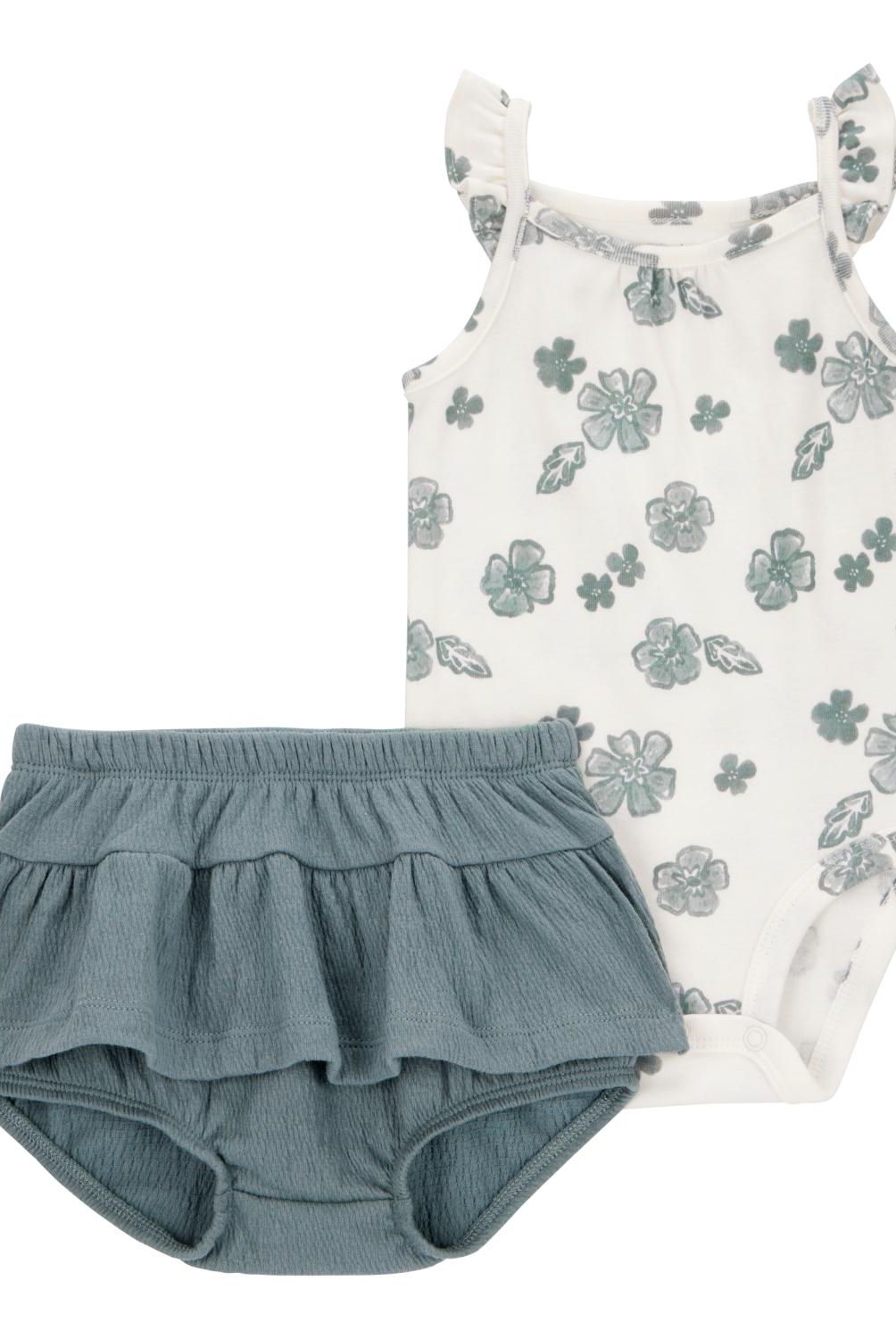 CARTER'S - Conjunto 2 Piezas Short y Body Bebé Niña Carter's
