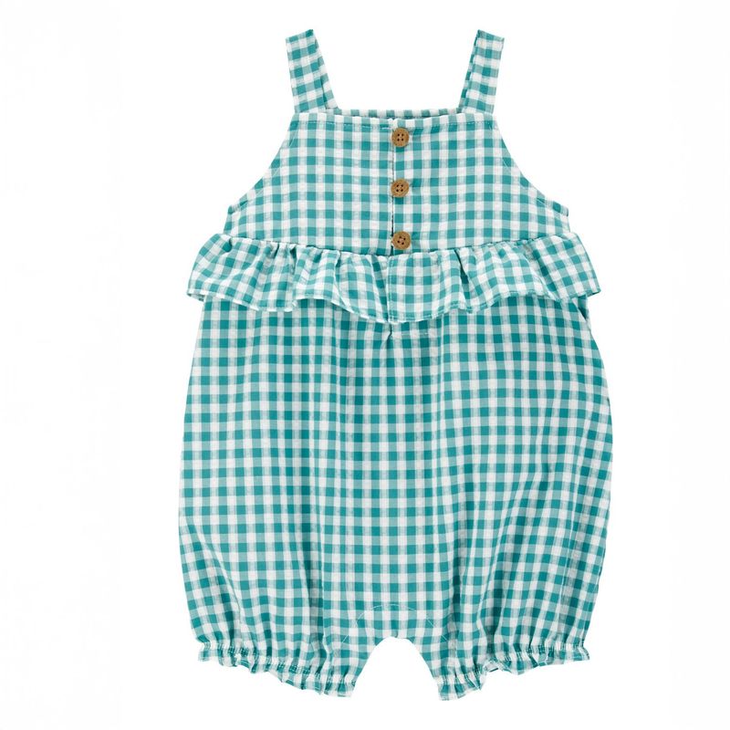 CARTER'S - Enterito Cuadrille Algodón Bebé Niña Carter's