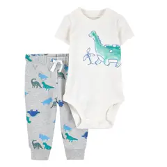 CARTER'S - Conjunto 2 Piezas Body y Pantalón Buzo Bebé Niño