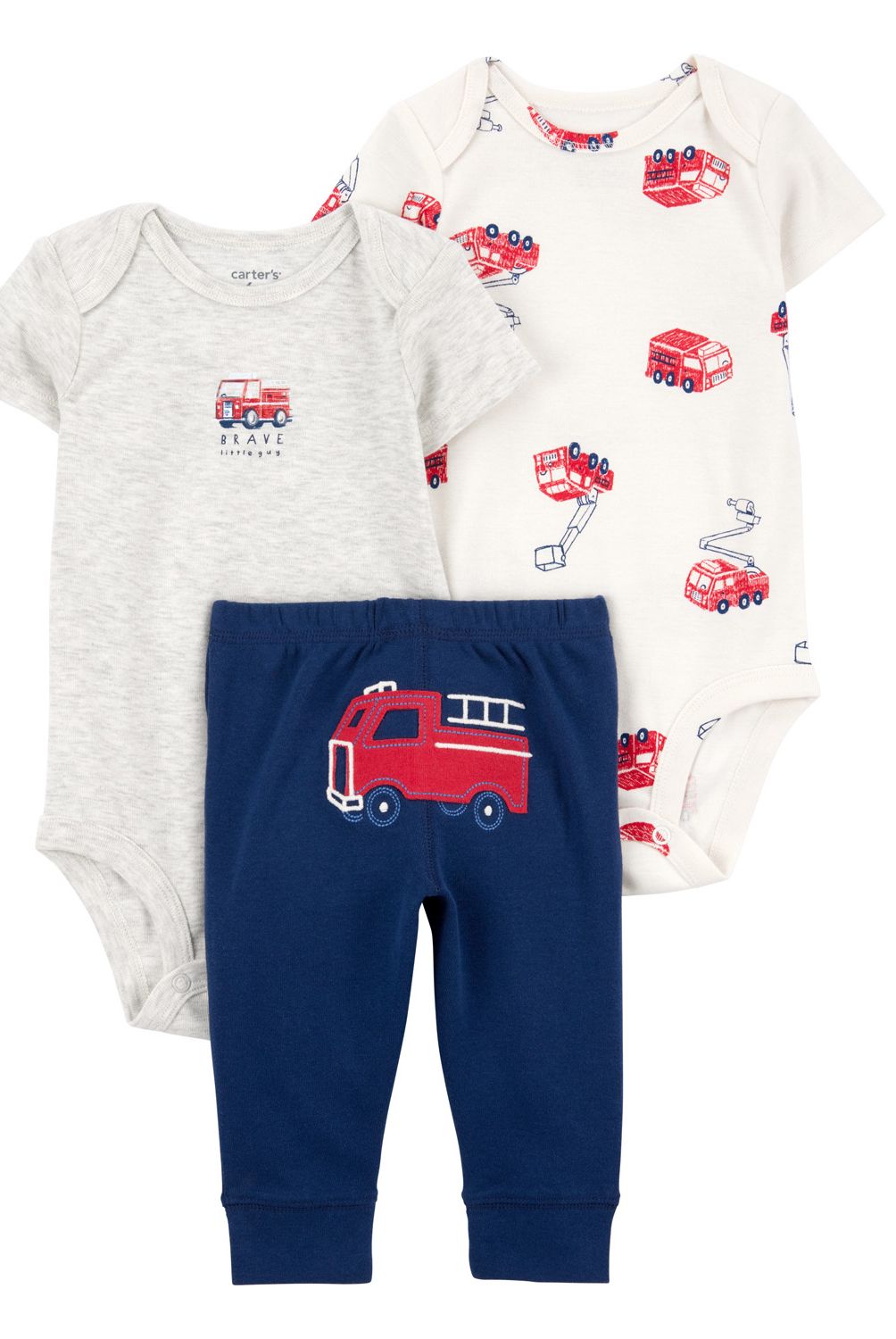 CARTER'S - Conjunto 3 Piezas Pantalon Y Dos Body Bebé Niño Bebé Niño Carter's