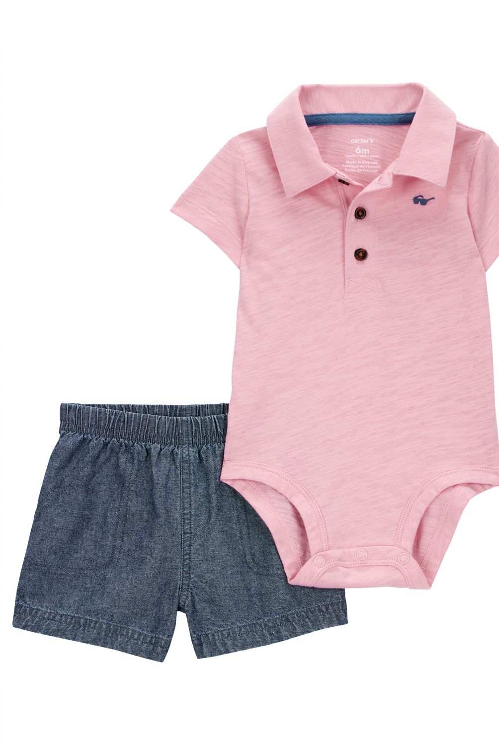 CARTER'S - Conjunto 2 Piezas Short Y Body Bebé Niño Bebé Niño Carter's