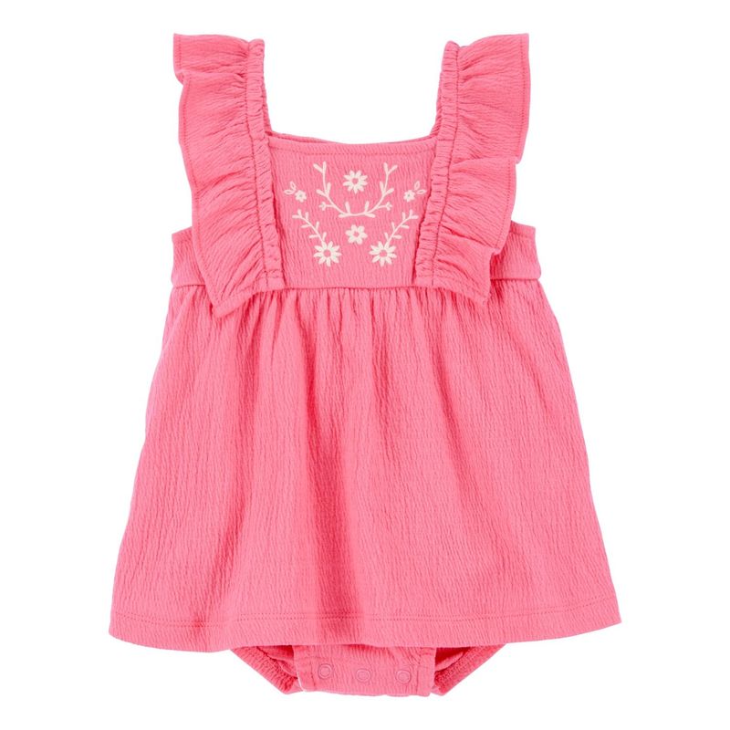 CARTER'S - Vestido con Cubre Pañal Algodón Bebé Niña Carter's