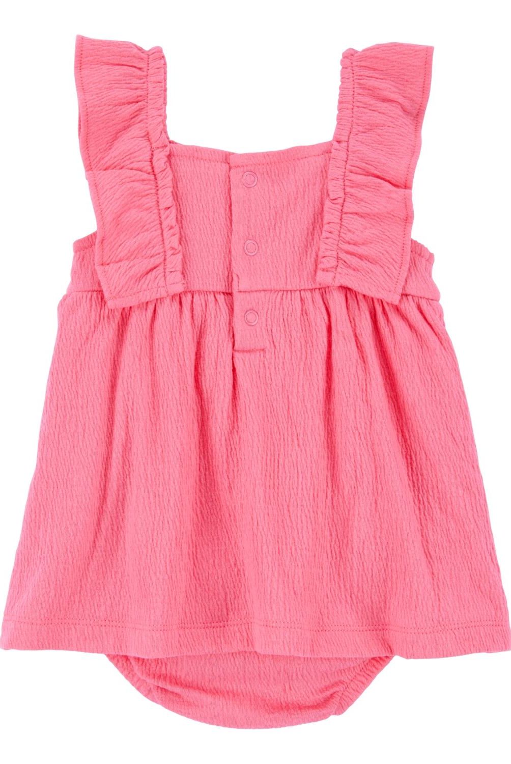 CARTER'S - Vestido Algodón Con Cubre Pañal Bebé Niña Bebé Niña Carter's