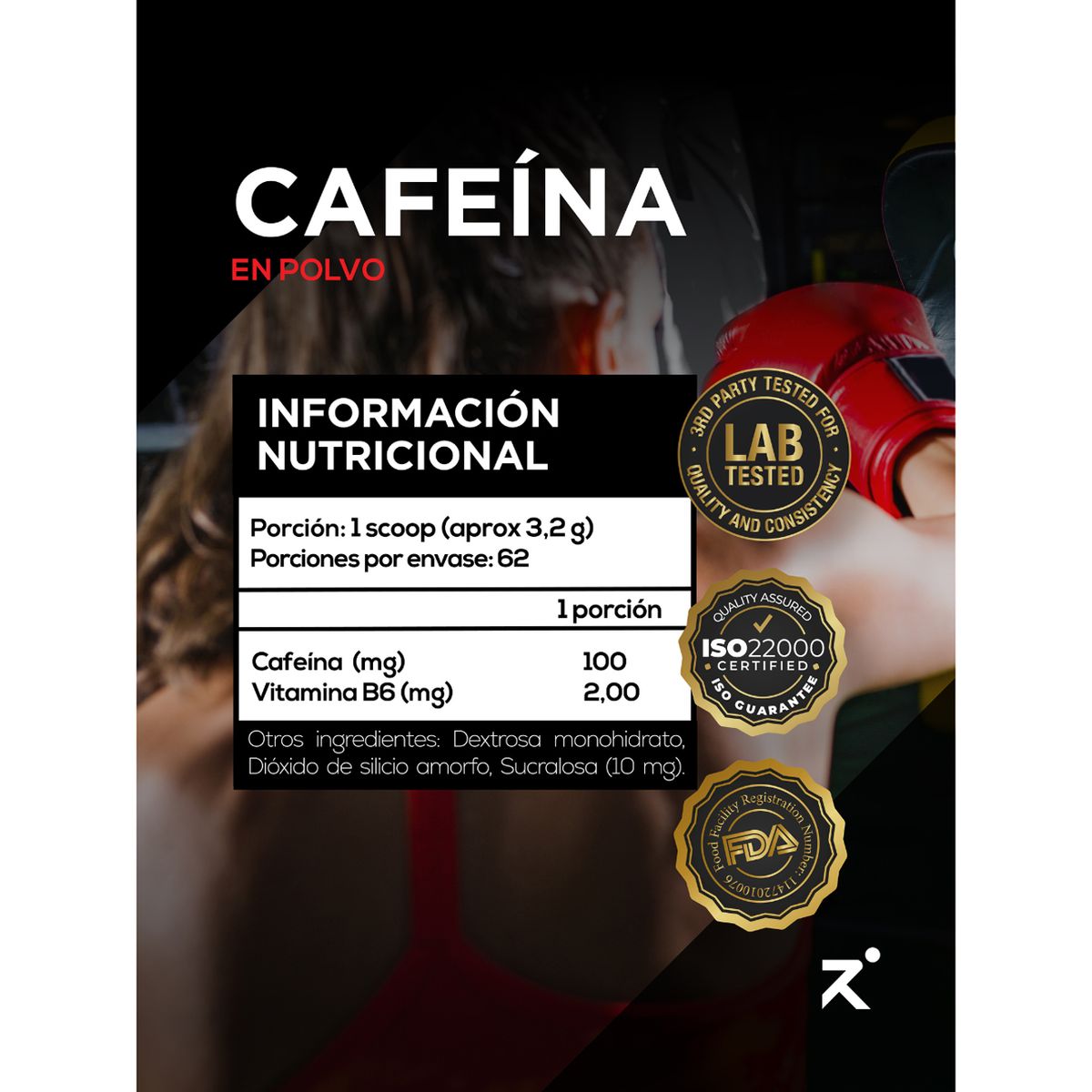 STRIVE - Cafeína En Polvo Suplemento Deportivo Strive Nutrition