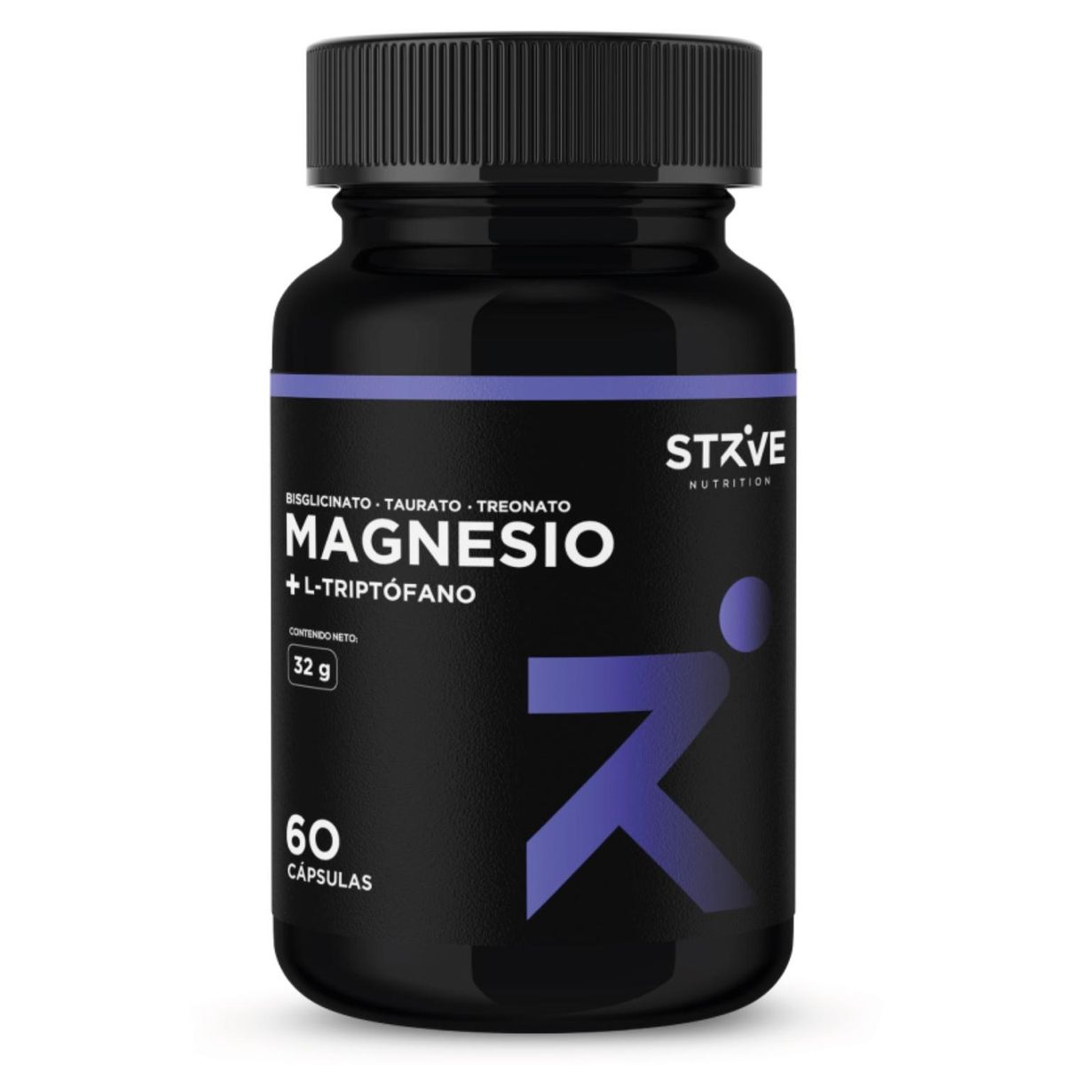 STRIVE - Triple Magnesio Con Triptofano Suplemento Deportivo Strive Nutrition