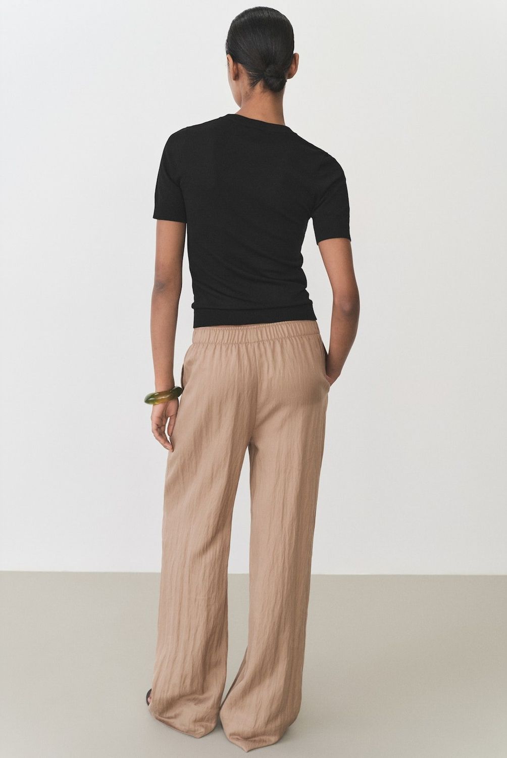MANGO - Sweater Rayas Manga Corta Mujer Mango