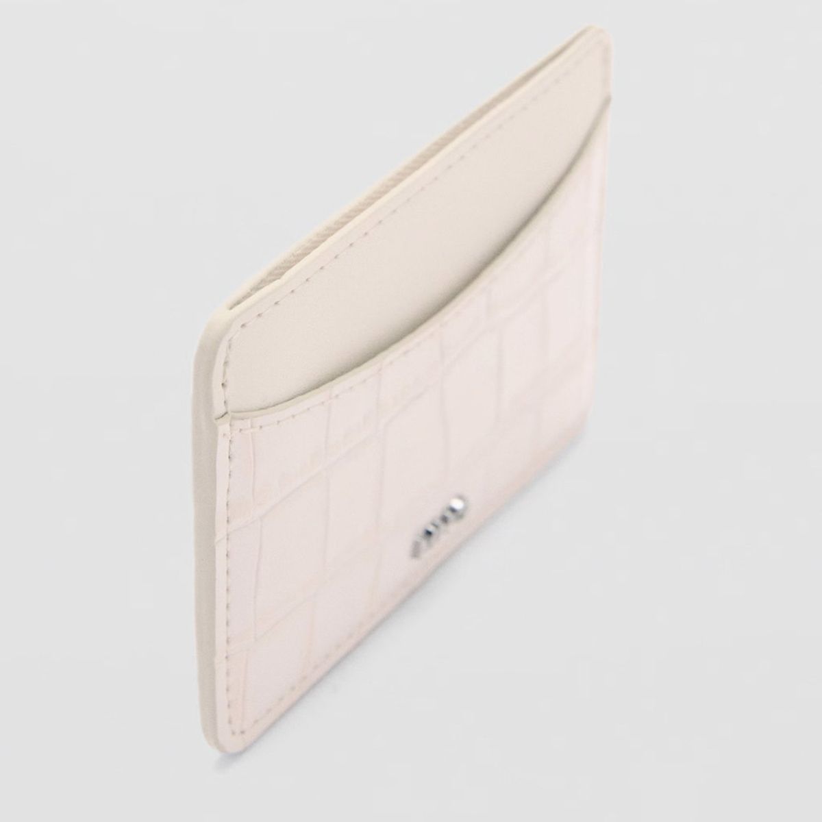 MANGO - Tarjetero Efecto Piel Coco Mujer Mango