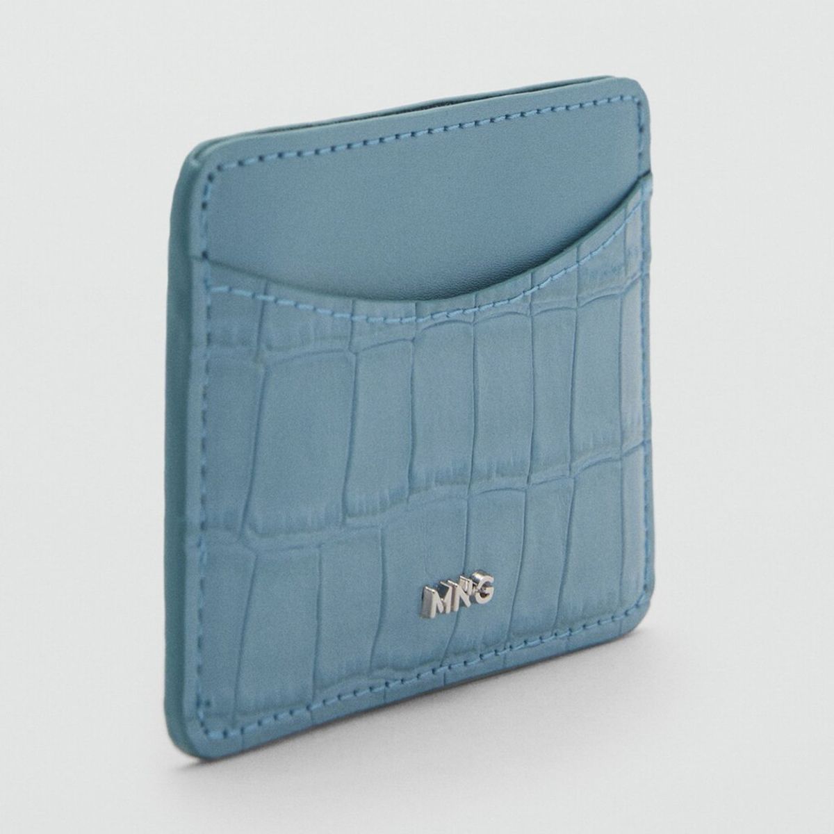 MANGO - Tarjetero Efecto Piel Coco Mujer Mango