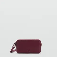 MANGO - Bolso Bandolera Doble Cremallera Mujer