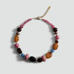 MANGO - Collar Bolas Combinadas Mujer