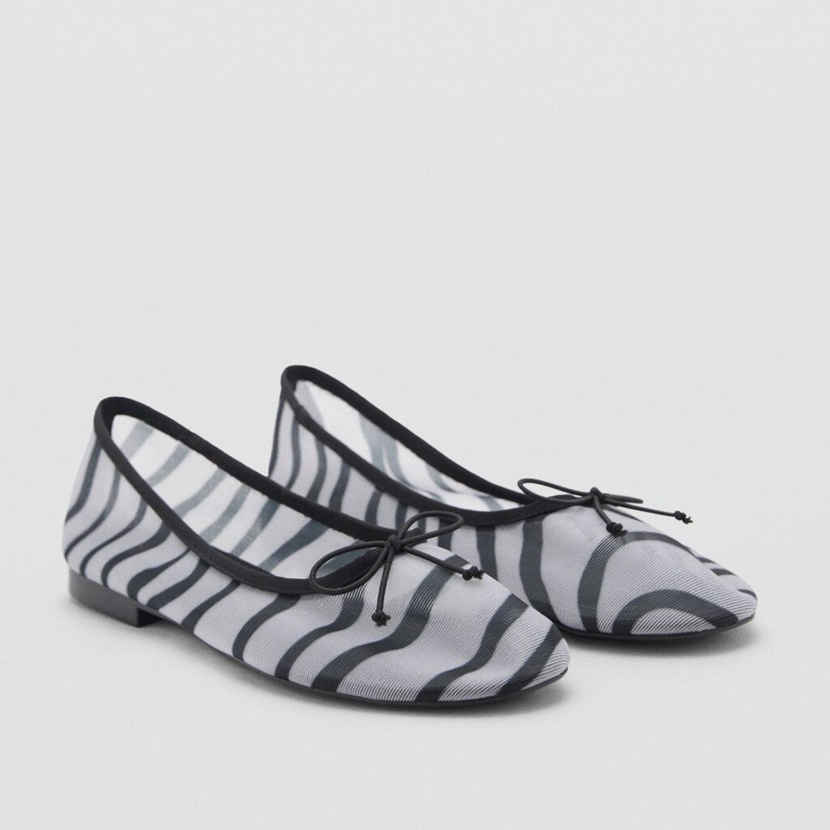 MANGO - Ballerina Mujer Blanco Mango