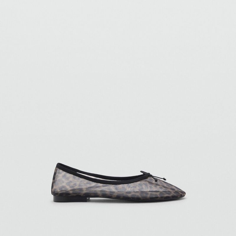 MANGO - Ballerina Mujer Negro Mango