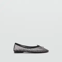 MANGO - Ballerina Mujer Negro