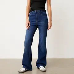 ONLY - Jeans Flare Alto Mujer