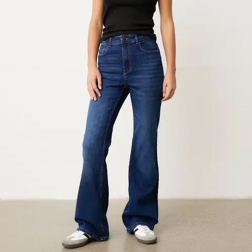 ONLY - Jeans Flare Alto Mujer