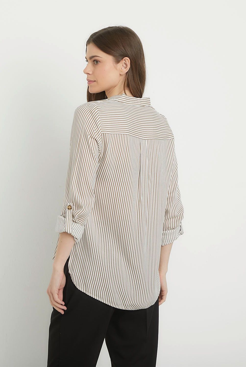 VERO MODA - Blusa Manga Larga Botones  Mujer Vero Moda