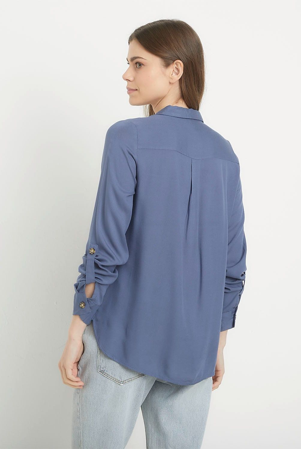 VERO MODA - Blusa Manga Larga Botones  Mujer Vero Moda