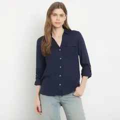 VERO MODA - Blusa Manga Larga Botones Mujer