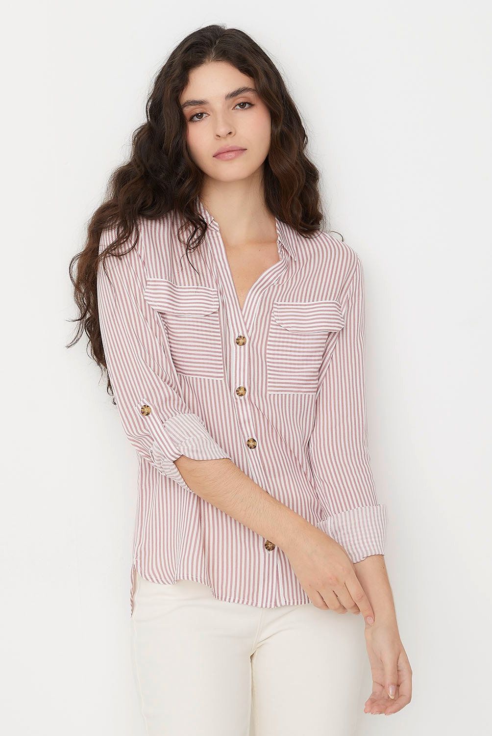 VERO MODA - Blusa Manga Larga Botones  Mujer Vero Moda