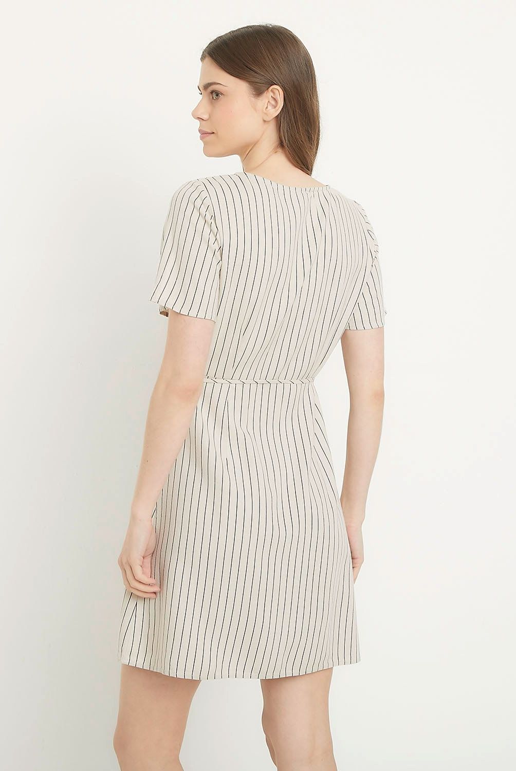 VERO MODA - Vestido Corto Manga Corta Mujer Vero Moda