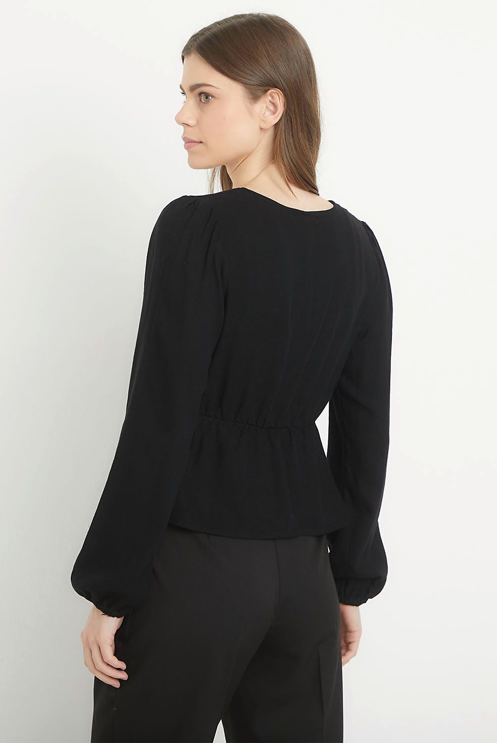 VERO MODA - Blusa Crop Manga Larga Mujer Vero Moda