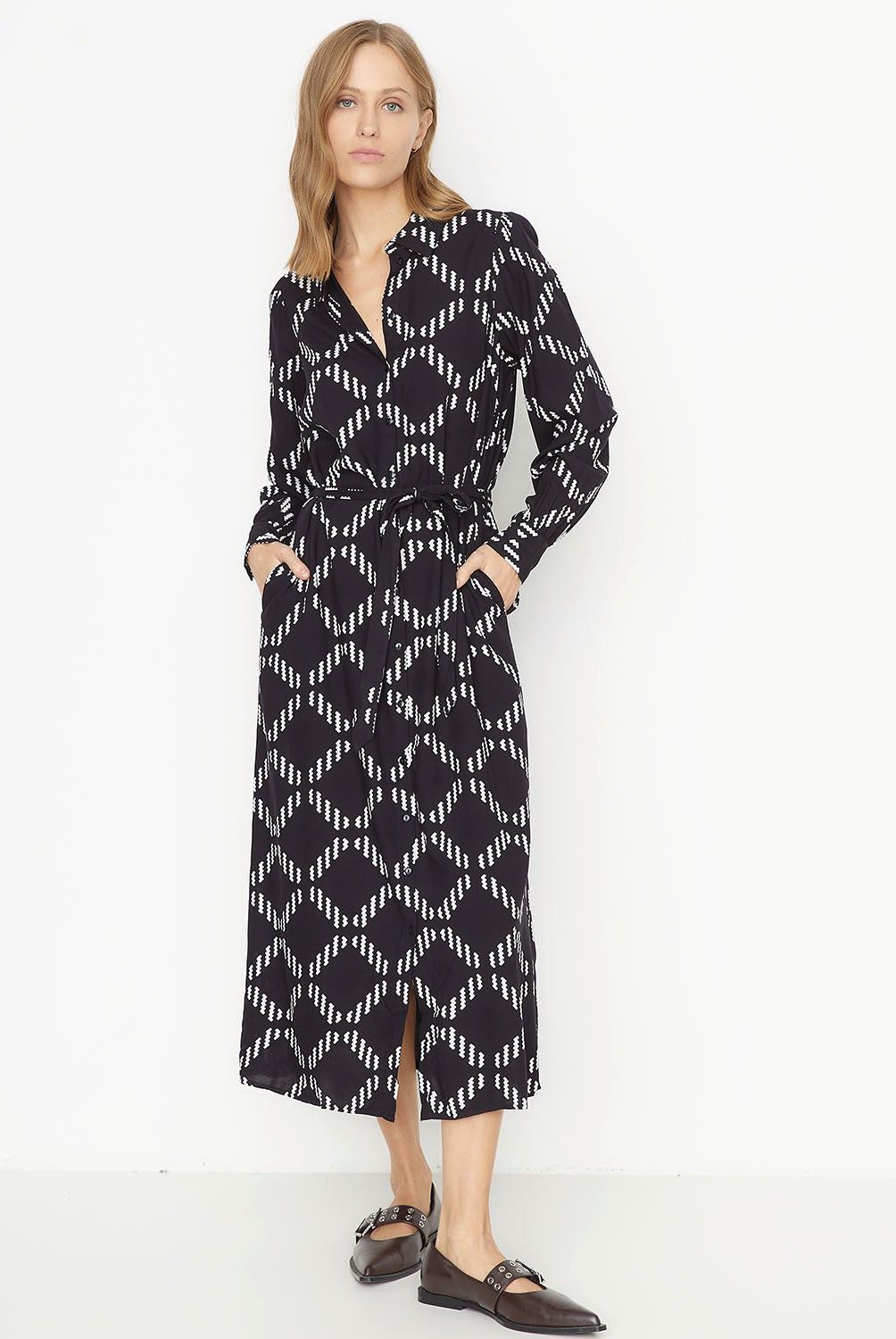 VERO MODA - Vestido Largo Estampado Mujer Vero Moda